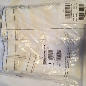 J.Crew denim button-front skirt